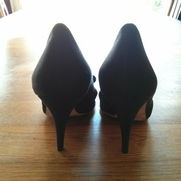 Kate Spade Satin Hera Open Toe Heels Size 8 - Picture 11 of 15